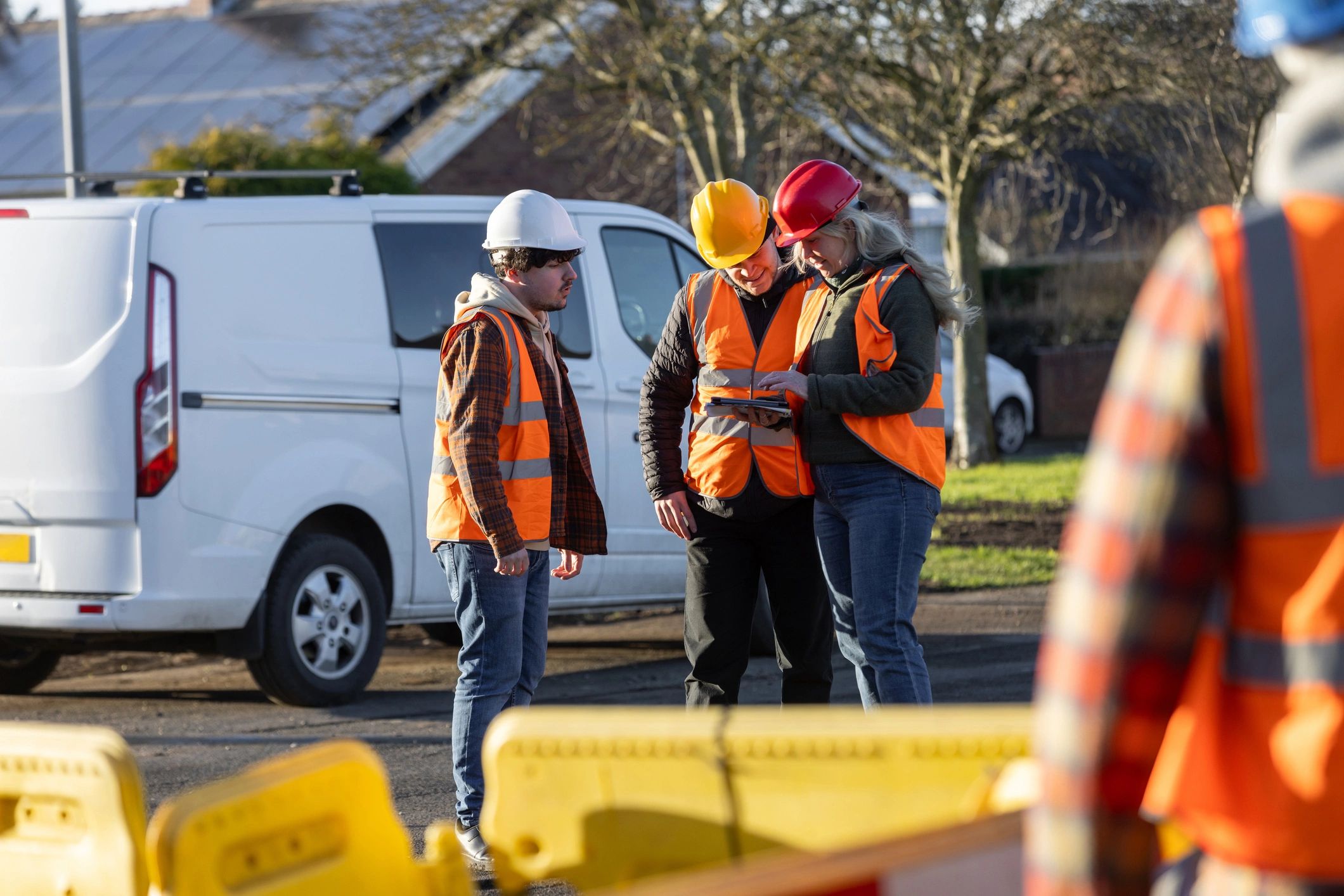 Construction team member portrait style image